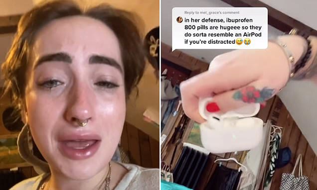 woman-eats-apple-airpods-by-mistake-