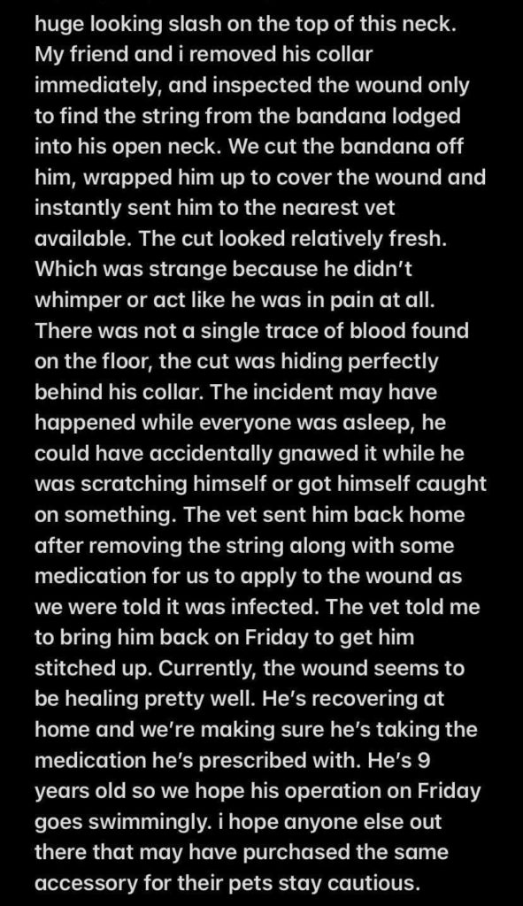 Wound_Caused_By_Pet_Accessory_Owners_Public_appeal
