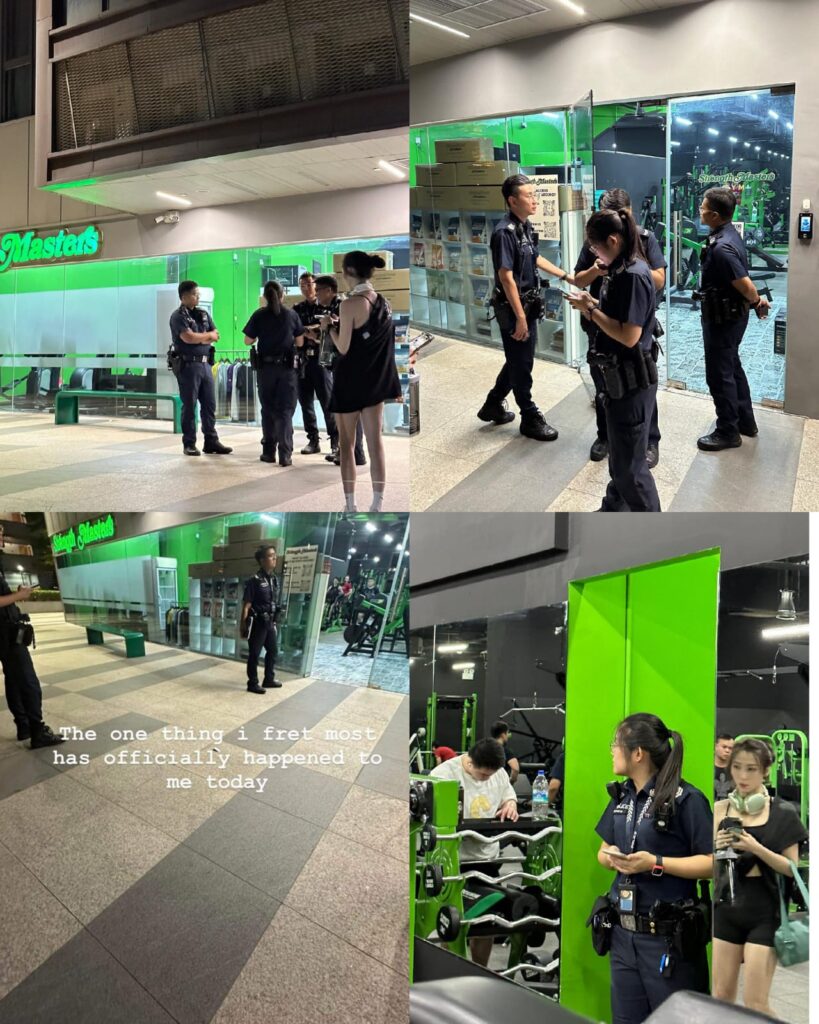 strengthmaster_gym_secret_filming_Instagram_post_police_at_scene