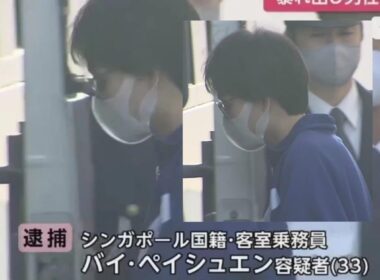 SIA_flight_attendent_arrested_in_japan