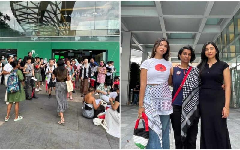 istana-pro-palestinian-procession-theree-women-contesting-trail-singapore