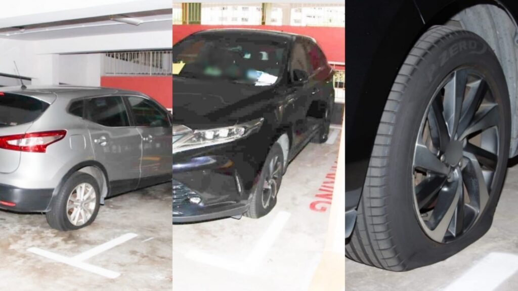 NUS-student-allegedly-deflated-tyres-of-cars-in-singapore-arrested-charged